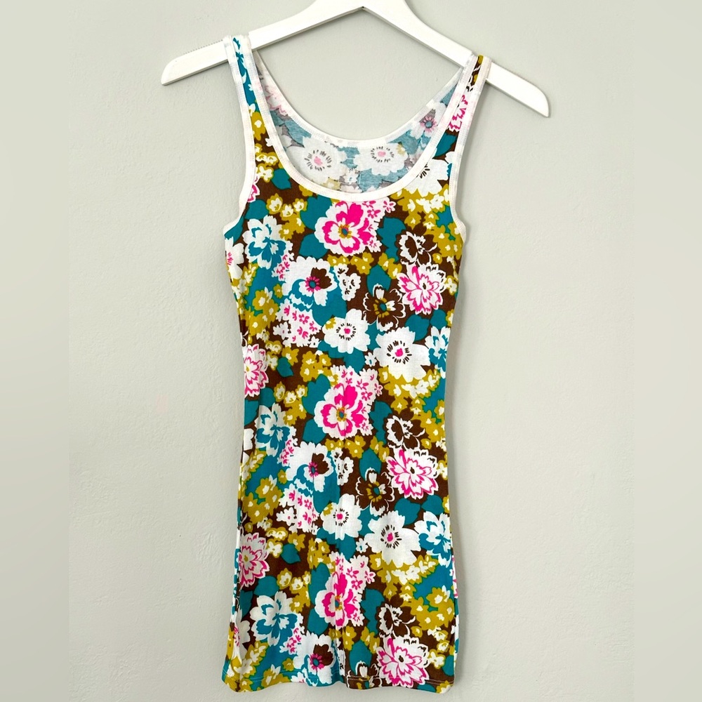 Two Printed Mossimo Tanks